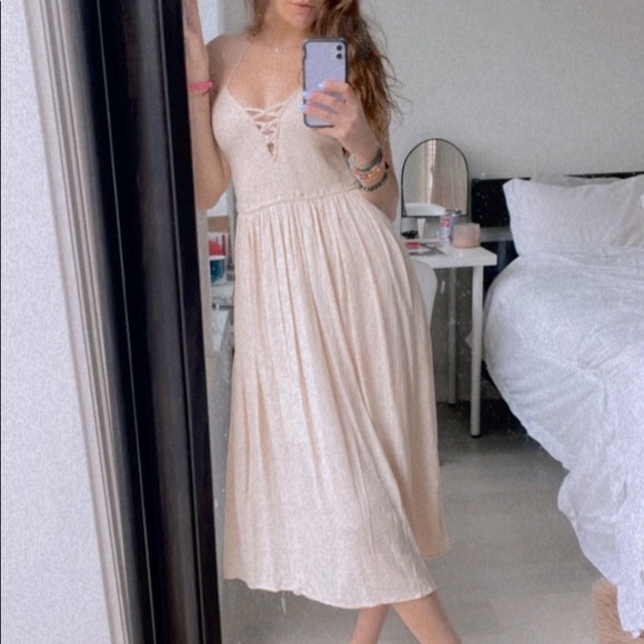 Knit Dress with Crossed Straps - Picture 4 of 4